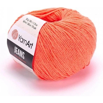 Jeans 61, neonově oranžová