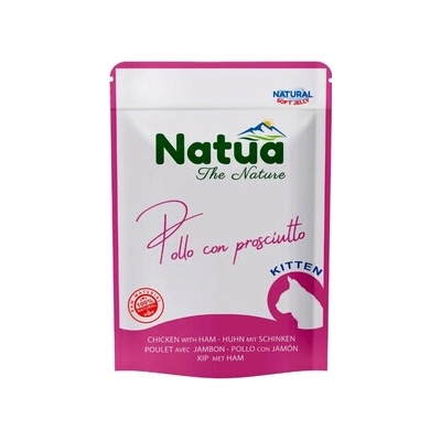 Natua Natural Kitten Kuřecí se šunkou v želé 70 g