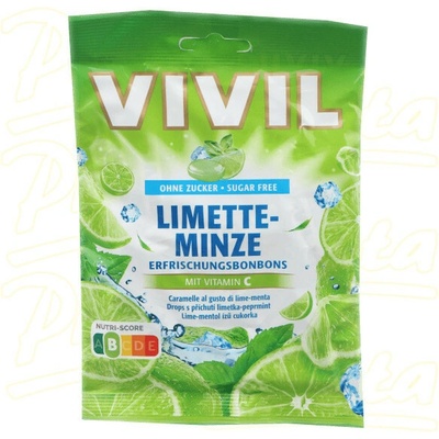 Vivil Limetka-peprmint+vit.C bez cukru 60 g