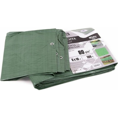 MASIPRO Plachta 80 g ZELENÁ 6 x 10 m