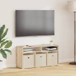 vidaXL Долно шкафче с чекмедже Сонома дъб 87 x 27, 5 x 43 см (8000582)