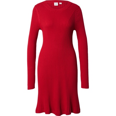 GAP Плетена рокля червено, размер xs
