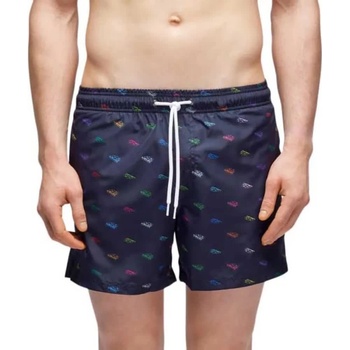 Sundek Бански гащета Sundek Monogram swimming shorts - Blue (Black)