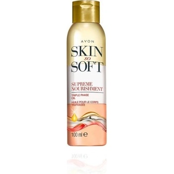 Avon Skin So Soft vyživující třífázový tělový olej 100 ml