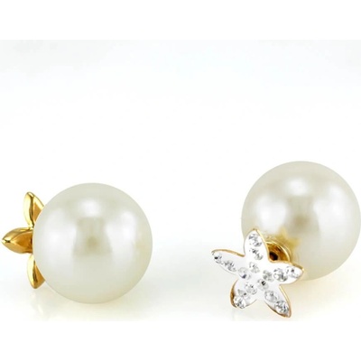 MPM-TIME nerezové náušnice 7595 pozlátené