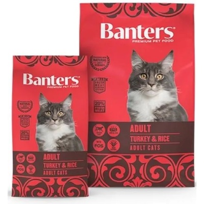 Visán BANTERS Cat Adult Turkey - Пуйка и ориз - храна за котки над 1 година 2 кг