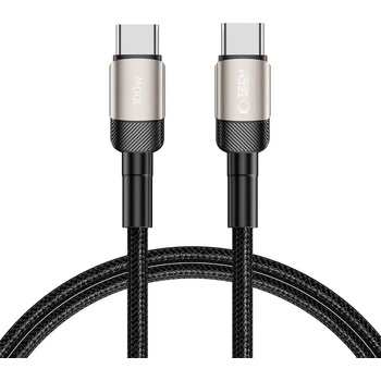 Tech-Protect Кабел Tech-Protect UltraBoost Evo, USB-C към USB-C, PD 100W, 5A, 1m, титаниев (5906203690633)