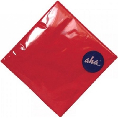 Aha papírové ubrousky 3V 20ks červené syté 33x33cm
