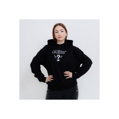 Guess Roberta Hoodie Sweatshirt V5RQ11KC3D2-JBLK čierna