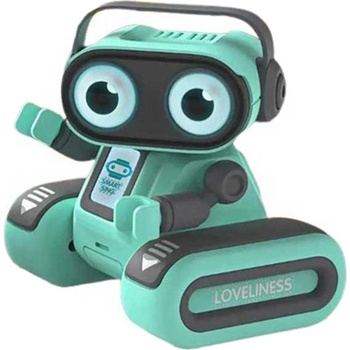 Crazon Радиоуправляем музикален робот Crazon - С светлини и функция за запис, 1: 16, зелен (CR333-R2311-G)