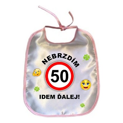 Podbradník k narodeninám 50 žena