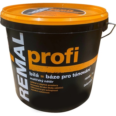 Remal Profi Tónovateľná interiérová maliarska farba, vysoká belosť 91%, biela 10kg