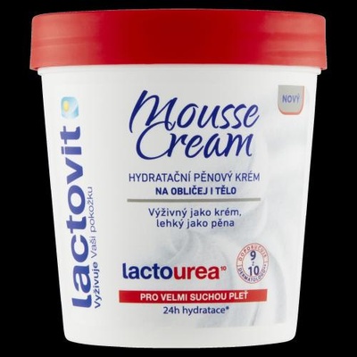 Lactovit LactoUrea Regenerating Mousse Cream регенериращ пенлив крем за много суха кожа 250 ml за жени