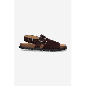 APC A. P. C. Велурени сандали Sandales Noe