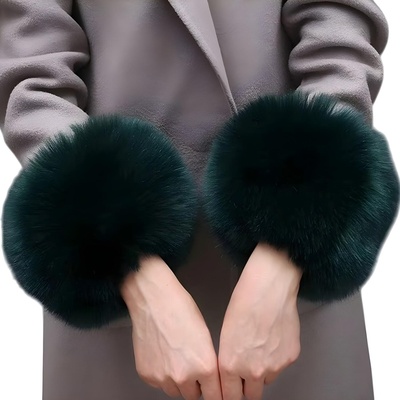 HARAHU Кожени маншети - Зелена kp37724 (37724)