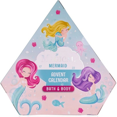 Accentra Adventný kalendár Malá morská víla a Magic Unicorn obojostranný