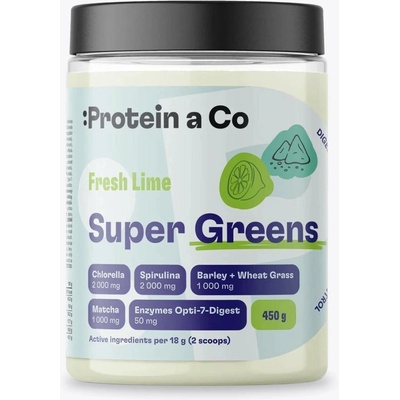 Protein & Co. Super Greens fresh lime 450 g