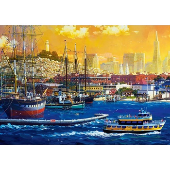 Castorland - Puzzle San Francisco Harbour - 500 piese