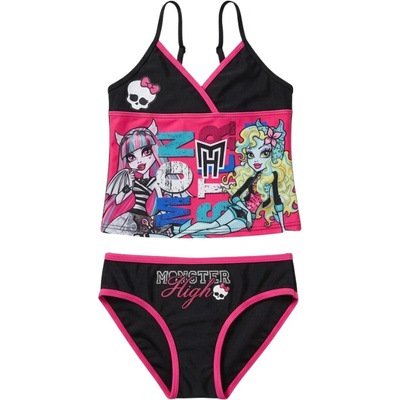 Dívčí dvojdílné plavky Monster High černá