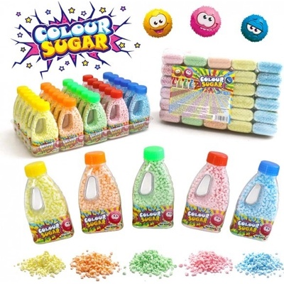Sweet Trebor Colour Sugars ovocný prášek v lahvi 30 x 11 g