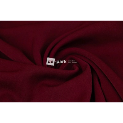 de-park Pružná kalhotovina - vínová