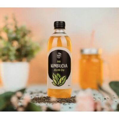 Natural Protein Bio kombucha zelený čaj 500 ml