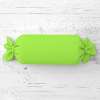 Biante Vankúš valec bonbon Rongo RG-041 Žiarivý zelený 15x80