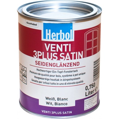 Herbol Venti 3 plus satin 0,75 l bílá – Sleviste.cz