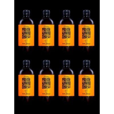 Prostě Kombucha BIO Yerba Mate s příchutí mango 8 x 400 ml