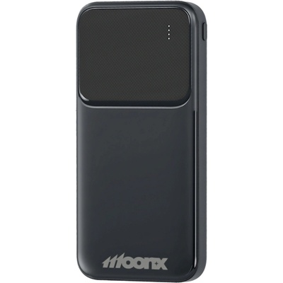 MOONX Универсална външна батерия Moonx MP01, 2A, 10W, 2xUSB, 10000mAh, черна (MP01)