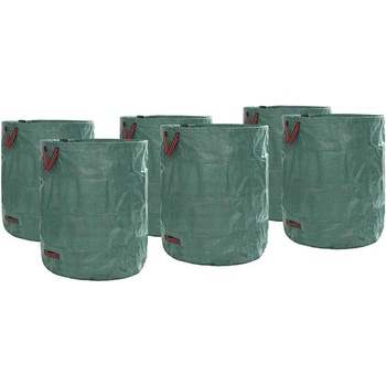vidaXL Чували за градински отпадъци 12 pcs Зелен 79 x 79 x 99, 5 см (42008108)
