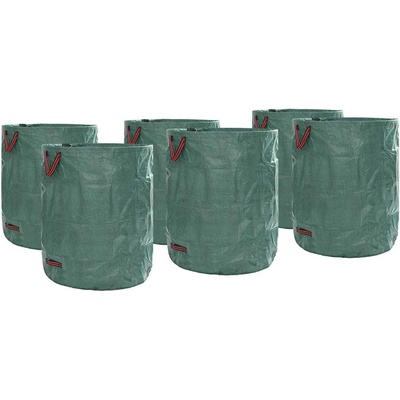vidaXL Чували за градински отпадъци 12 pcs Зелен 79 x 79 x 99, 5 см (42008108)