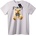 NOONEBRAND Тениска Малко Плюшено Мече - XL, White