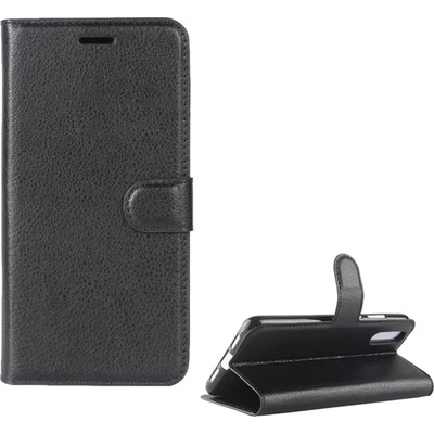 Gigapack Huawei P20 GIGAPACK калъф с поставка, кожен ефект FLIP, премиум, BLACK GP-76228 (GP-76228)