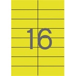 APLI Етикет, 105x37 mm, цветен, APLI, жълт, 320 етикета в опаковка 01595 (01595)