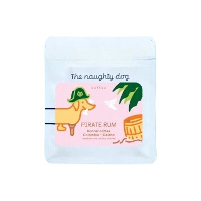 The Naughty Dog PIRATE RUM barrel coffee - geisha 200g: да, за капково напояване/хемакс