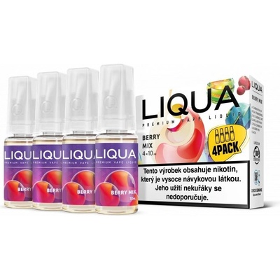 Ritchy Liqua Elements 4Pack Berry Mix 4 x 10 ml 6 mg