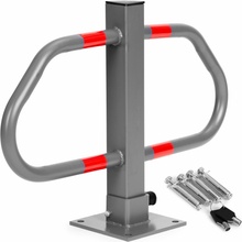 MultiStore DNPL-006 Skládací parkovací zábrana 50 cm s klíčem a reflexními pruhy