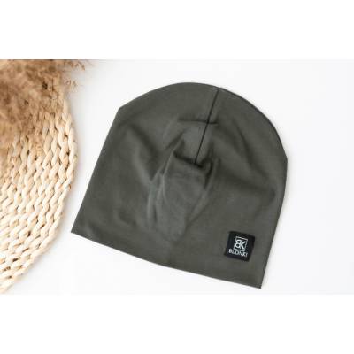 Tenká čiapka Blonki jarná khaki