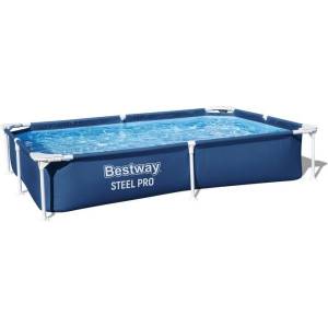 Bestway Басейн с метална конструкция Bestway Steel Pro 56401, 221 х 150 х 43 см