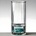 HARAHU Кристална чаша с камъчета - Тюркоазена / 100ml KP35403