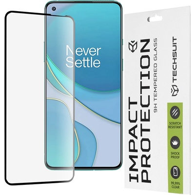 Techsuit Протектор за OnePlus 8T - 111D Full Cover / Full Glue Glass - черно