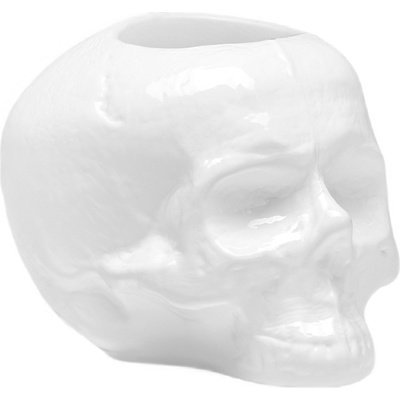 Kosta Boda Свещник за чаена свещ Still Life череп 11, 5 см бял (7062200)