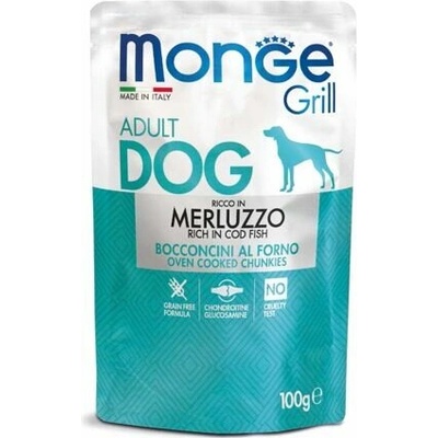 MONGE GRILL vrecko s treskou pre psov 100 g