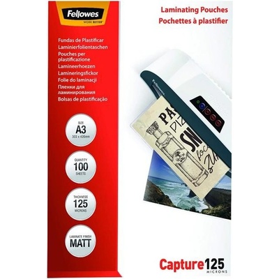 Laminovacie fólie Fellowes 303x426 A3 125mic matné