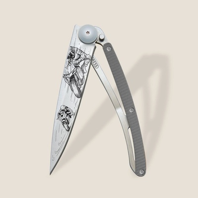 Deejo 1CM028 37g Aluminium collection Moto racing dark grey
