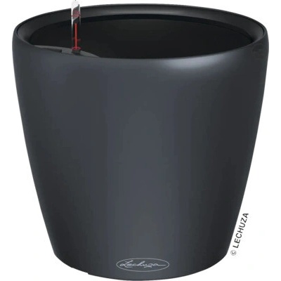 Lechuza Plastový samozavlažovací květináč Classico Color LS 28 x 26 cm břidlicově šedý – Hledejceny.cz