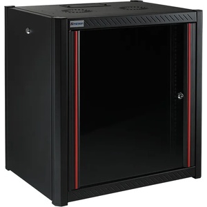 Mirsan Комуникационен шкаф Mirsan MR. WTN07U66.01, 19", 7U, 600mm, черен, за стена (MR.WTN07U66.01)