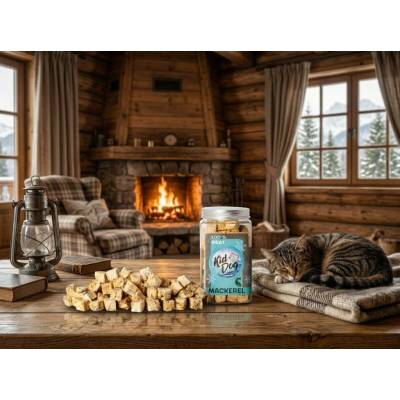 KidDog SUPER PREMIUM 100% MEAT CUBES mäso z makrely sušené mrazom 60 g