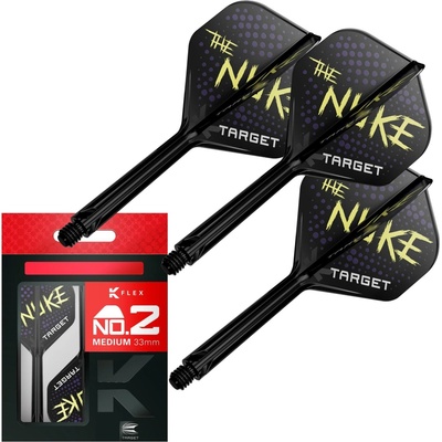 Target K-Flex Luke Littler, No2 letky a dlouhé násadky 33 mm
